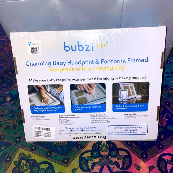 Bubzi co Other Bubzi Co Baby Handprint And Footprint Keepsake